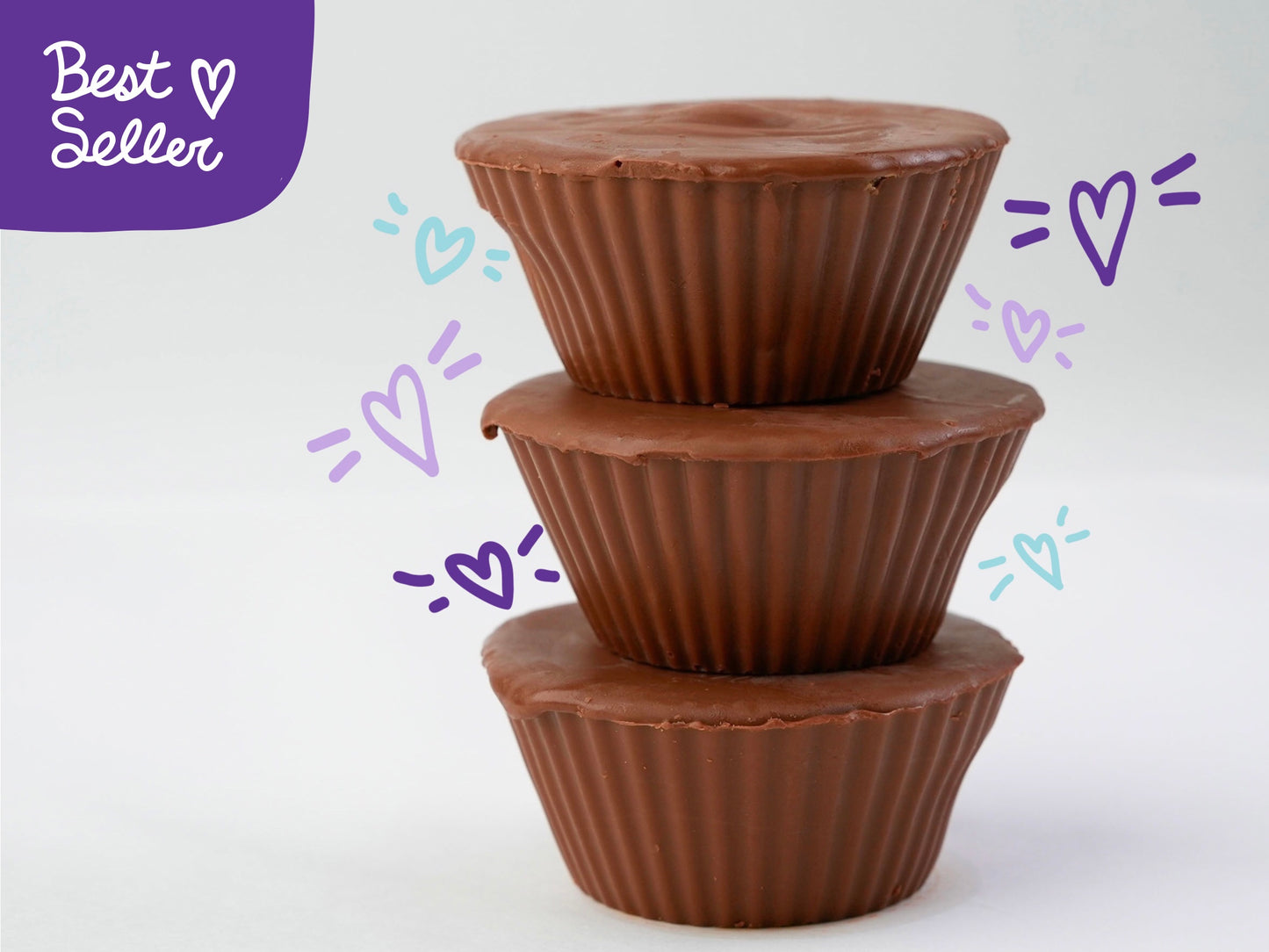 Giant Peanut Butter Cup- 3 Pack Gift Box