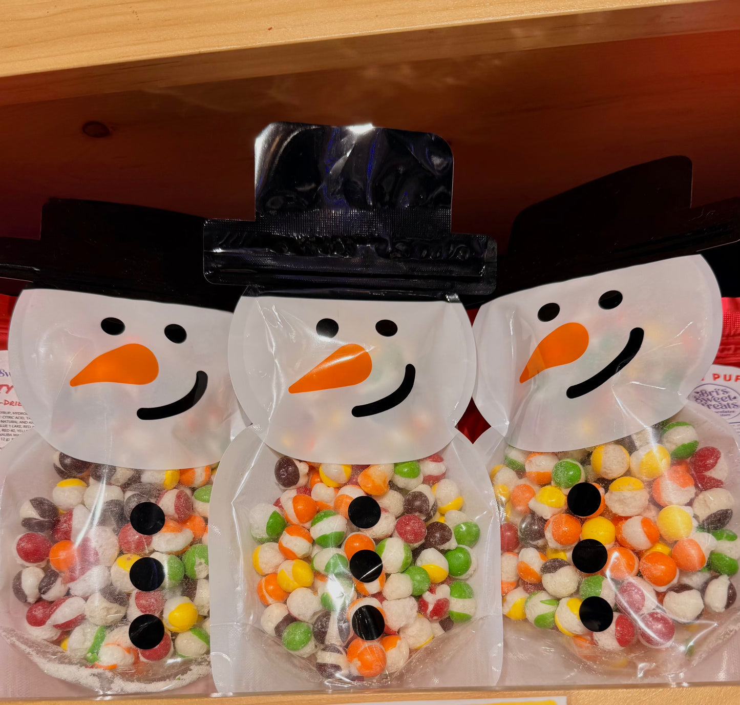 Snowman Fruity Freeze-Dried Candy